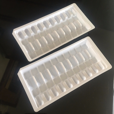 Envases de ampollas de plástico transparente de 10 ml de vial médico desechable envasado en ampollas para tabletas