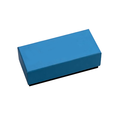 Caja de regalo francesa azul del papel de Macaron del rectángulo que empaqueta con la bandeja del parte movible