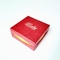 Caja de regalo de Logo Embossed Rigid Hexagon Paper que empaqueta aduana roja de la caja de regalo de la joyería