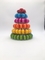 Torre plástica disponible de Macaron de 10 gradas para la torta