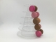 Macaron de plástico blanco de 6 niveles de 1 mm para embalaje Macaron Wedding Display