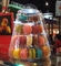 Soporte de exhibición de la comida del postre de la torre de Macaron de 4 gradas para los dulces de la tienda de la torta que empaquetan la caja