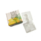 Caja de embalaje de macarrón con impresión agradable de 2 uds., papel Kraft con bandeja interior de plástico