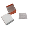 Grabación en relieve de empaquetado de papel rígida de la categoría alimenticia de la caja de regalo del chocolate de 4 PC
