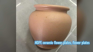 Platos de flores de cerámica HDPE, platos de flores vintage, platos de flores de plástico a la venta