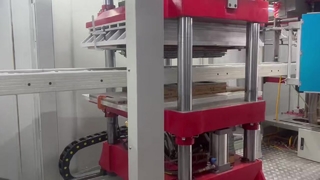 Embalaje de blister automatizado, producción automatizada.