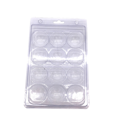 Caja plástica de la ampolla de la cubierta del PVC de la bandeja de la ampolla de la pelota de golf de las células de PETG 6