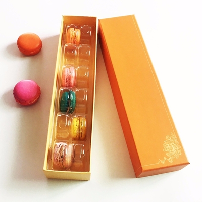 El cajón multicolor de cartón corrugado Macaron encajona para 12 con interno plástico