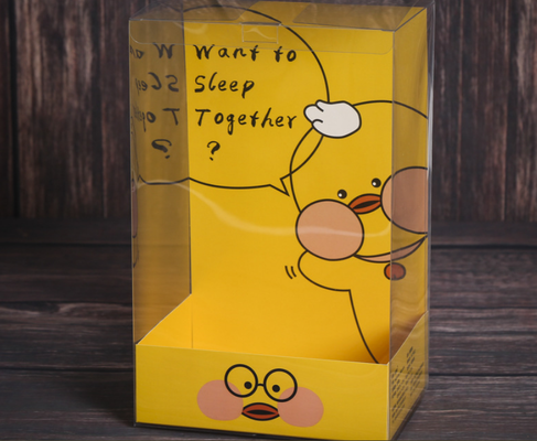 Caja de embalaje de PVC, caja de regalo transparente, caja de embalaje de PET plegable, caja de plástico de PP mate, personalización de lotes pequeños