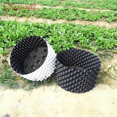 Cubos blancos de la poda del aire del invernadero de los potes del aire del plástico del HDPE del crecimiento 0.9m m de la raíz