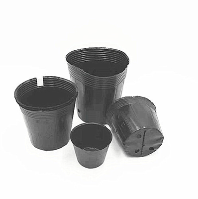 Venta al por mayor de plástico negro blister suave semillas de flores maceta para árbol