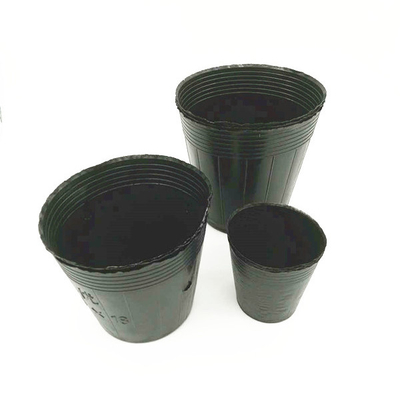 Tamaño personalizado PVC negro PS plástico suave flor Pot de nutrición para la plantación