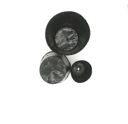 Tamaño personalizado PVC negro PS plástico suave flor Pot de nutrición para la plantación