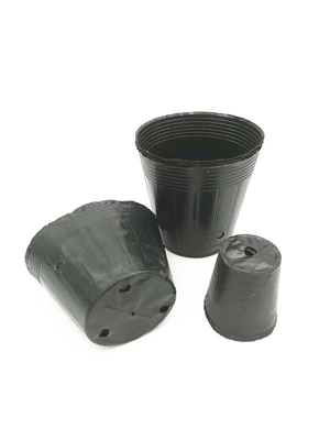 Tamaño personalizado PVC negro PS plástico suave flor Pot de nutrición para la plantación
