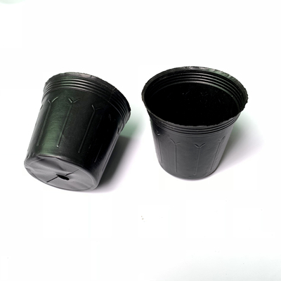 Invierno PE Negro Potes de plantas de 3 galones 23 cm de altura y profundidad Potes de vivero