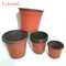 Potes de apertura de la palma los 5.5cm Dia Mini Plastic Pots Indoor Plant de la sala los 5cm altos