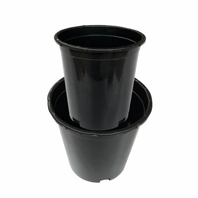 Durable Gran diámetro de 165 mm Macetas de plástico duro de flores 17 cm de altura