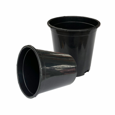 Durable Gran diámetro de 165 mm Macetas de plástico duro de flores 17 cm de altura