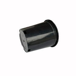 Durable Gran diámetro de 165 mm Macetas de plástico duro de flores 17 cm de altura