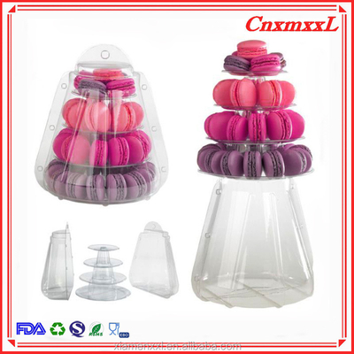 Laminado brillante 4 capas Torre de macarrones con 47 piezas de macarrones al por mayor