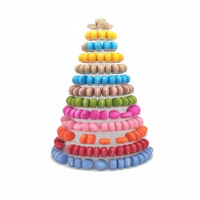 Nueva Pirámide de la Torre Macarón de 13 niveles de plástico