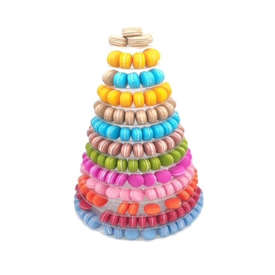 Nueva Pirámide de la Torre Macarón de 13 niveles de plástico