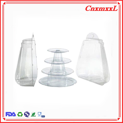 Nuevo Estilo Pequeño plástico 4 capas Macaron Torre 47pcs mayoristas