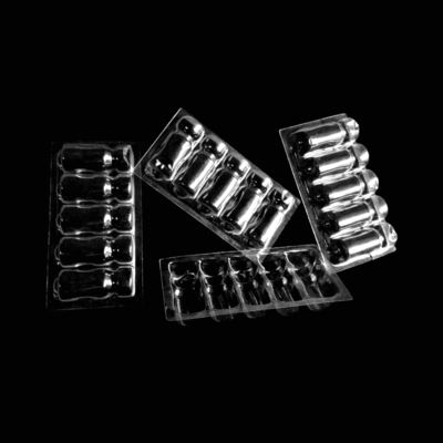Embalaje de ampollas de plástico transparente en PVC PET PETG ESD