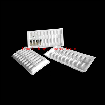 Envases de cápsulas de plástico de alta calidad 1 ml 2 ml 5 ml 10 ml Envases de plástico transparentes con ampollas