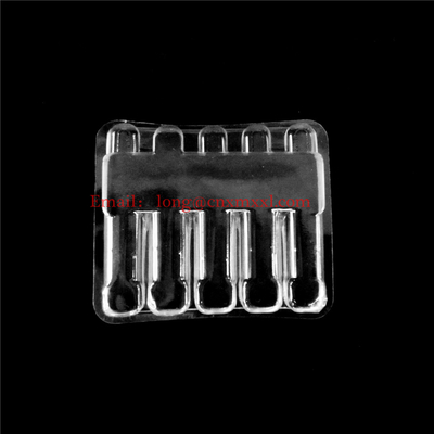 Vial de plástico Ampola Blister Tray Medicamento Envasado 2 ml 3 ml 5 ml 10 ml