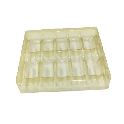 Envase para ampollas de plástico blanco Embalaje Envases para vial de vidrio de 10 ml Caja para ampollas de plástico
