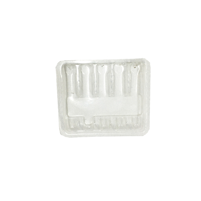 Clamshell Blister plástico 1 ml Ampola de inserción bandejas de embalaje de 100 mm de espesor