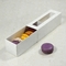 Pantone colorea la caja biodegradable de Macaron que empaqueta con la ventana clara del PVC