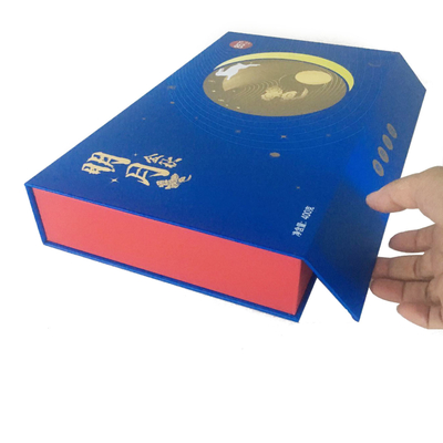 Envasado de caja de regalo de papel de cartón con bandeja de plástico