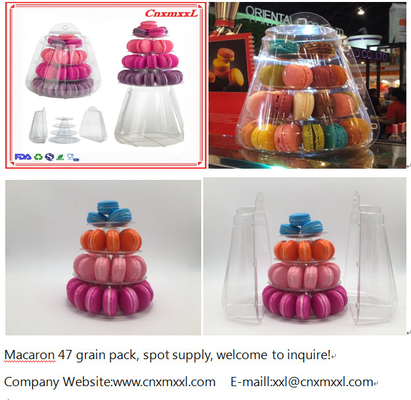 Macaron 9 Caja de embalaje de cartón Macaron cartón Material de embalaje