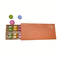 Caja de papel anaranjada elegante de 24pcs Macaron Kraft reciclable con interno plástico