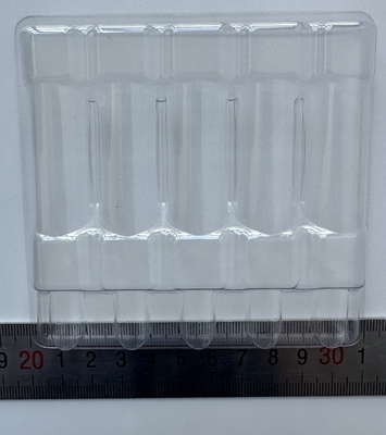 Envases para productos frágiles PET Envases para botellas de vidrio Envases fijos Envases para inyección de agua 1 ml 2 ml 5 ml 10 ml 5 paquetes