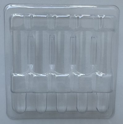 Envases para productos frágiles PET Envases para botellas de vidrio Envases fijos Envases para inyección de agua 1 ml 2 ml 5 ml 10 ml 5 paquetes
