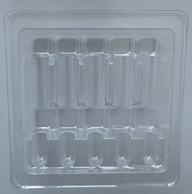 Envases para productos frágiles PET Envases para botellas de vidrio Envases fijos Envases para inyección de agua 1 ml 2 ml 5 ml 10 ml 5 paquetes