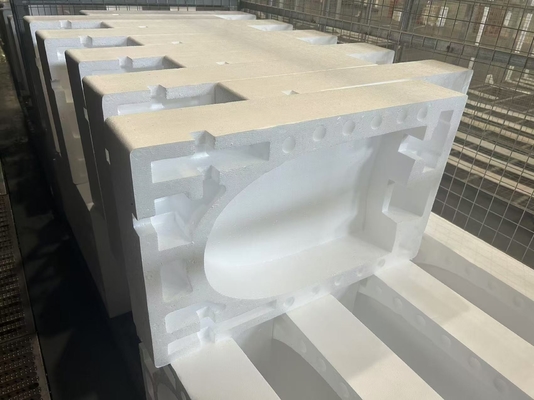 Espuma de EPS con protección especial de borde de revestimiento Protección de esquina Polydragon Moldear máquina de hielo Pack de espuma