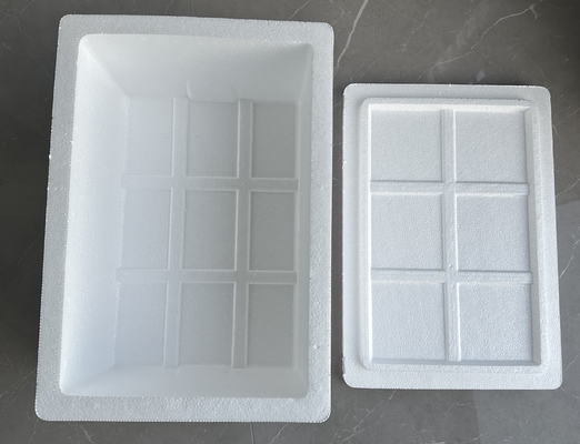 Espuma de EPS con protección especial de borde de revestimiento Protección de esquina Polydragon Moldear máquina de hielo Pack de espuma