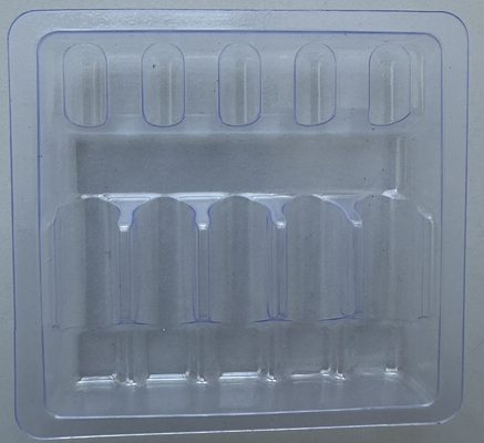 1 ml 2 ml 5 ml 10 ml bandeja de ampollas de 5 paquetes bandeja de vacío PET de personalización