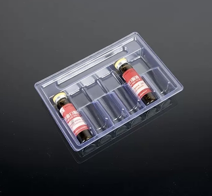 Envases para ampollas de líquido oral de 10 ml Envases para vacío transparentes de PET, envases de 5, 10, 12
