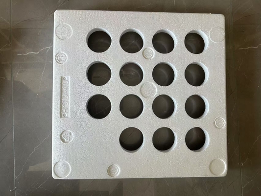 Embalaje de espuma moldeada EPS Embalaje de productos electrónicos Envasado de espuma Caja blanca Acolchada A prueba de roturas
