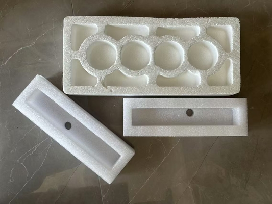 Embalaje de espuma moldeada EPS Embalaje de productos electrónicos Envasado de espuma Caja blanca Acolchada A prueba de roturas