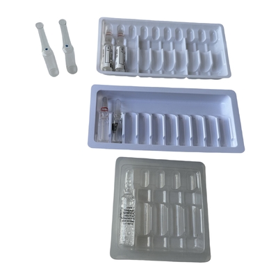 1 ml 2 ml 3 ml ampollas para inyecciones etiqueta autoadhesiva PET ampollas bandeja personalización
