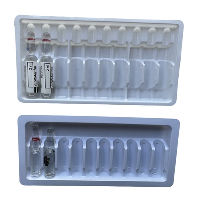 Envase para inyección de agua 1ml 2ml 3ml botella de vidrio bandeja de ampolla Etiqueta personalizada