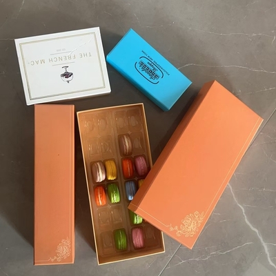 12 Embalaje de palets de plástico Embalaje de cajas transparentes de macarrones Embalaje de bandejas de macarrones Embalaje de combinación Personalización