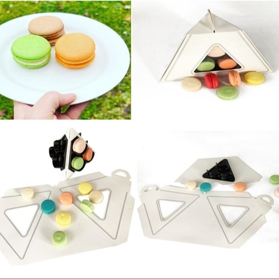 Macaron 9 Caja de embalaje de cartón Macaron cartón Material de embalaje