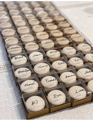 13 Capas Macaron Display Stand Macaron Cartón Embalaje Impresión personalizada